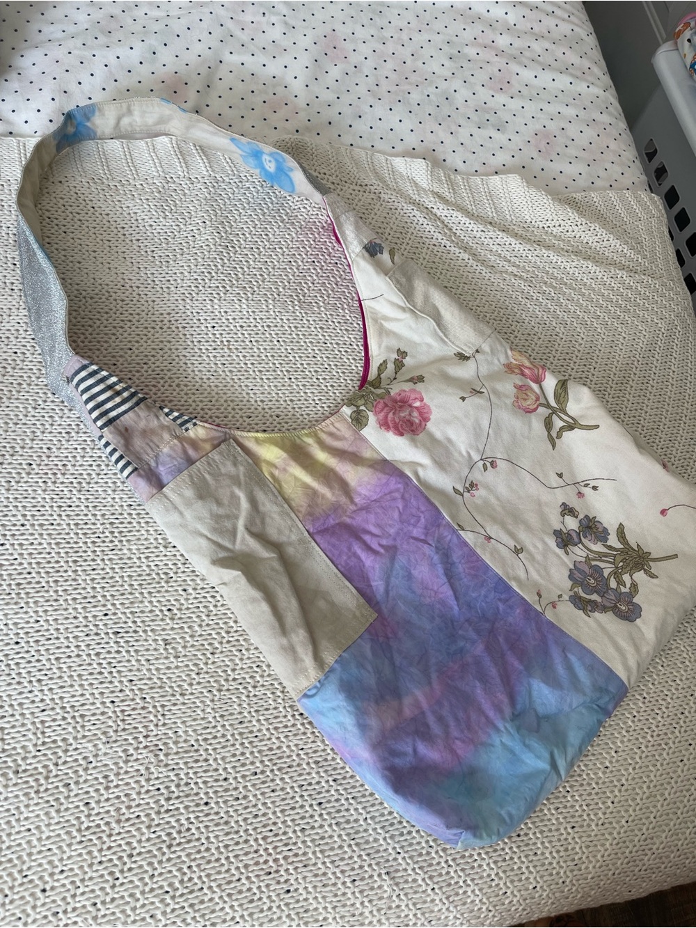 Custom hand hade tote bag